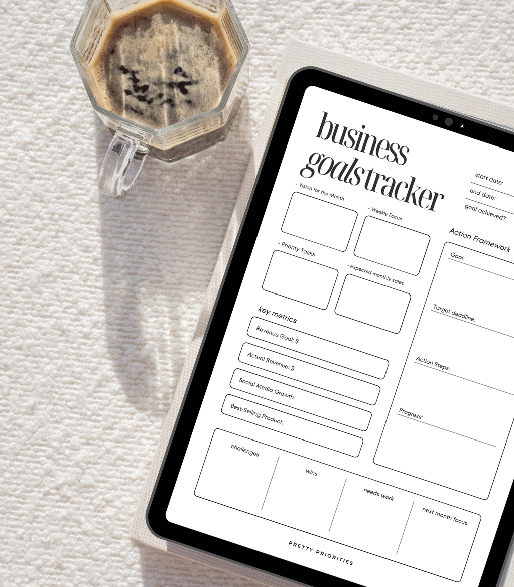 Business Goals Tracker PDF