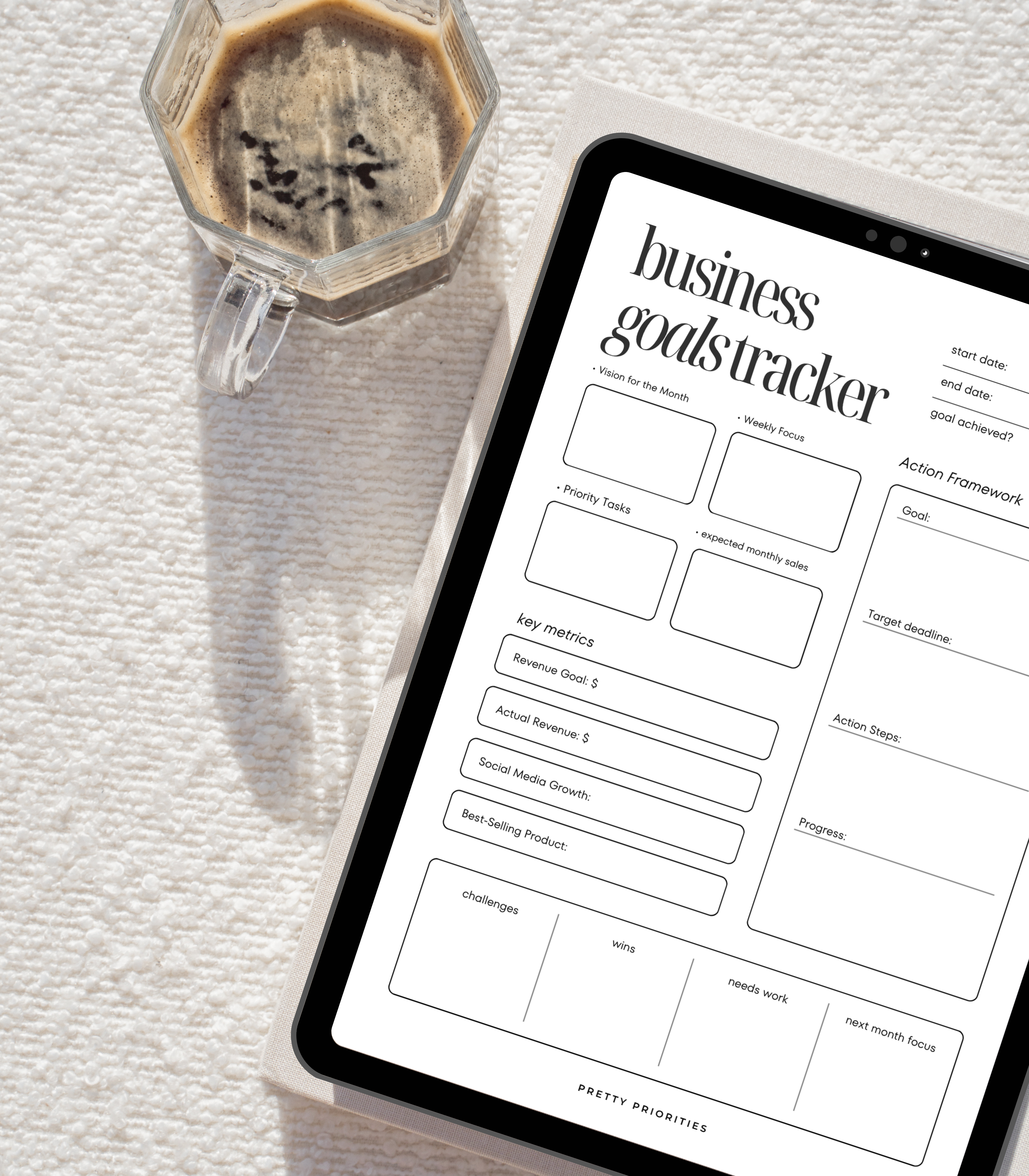Business Goals Tracker PDF