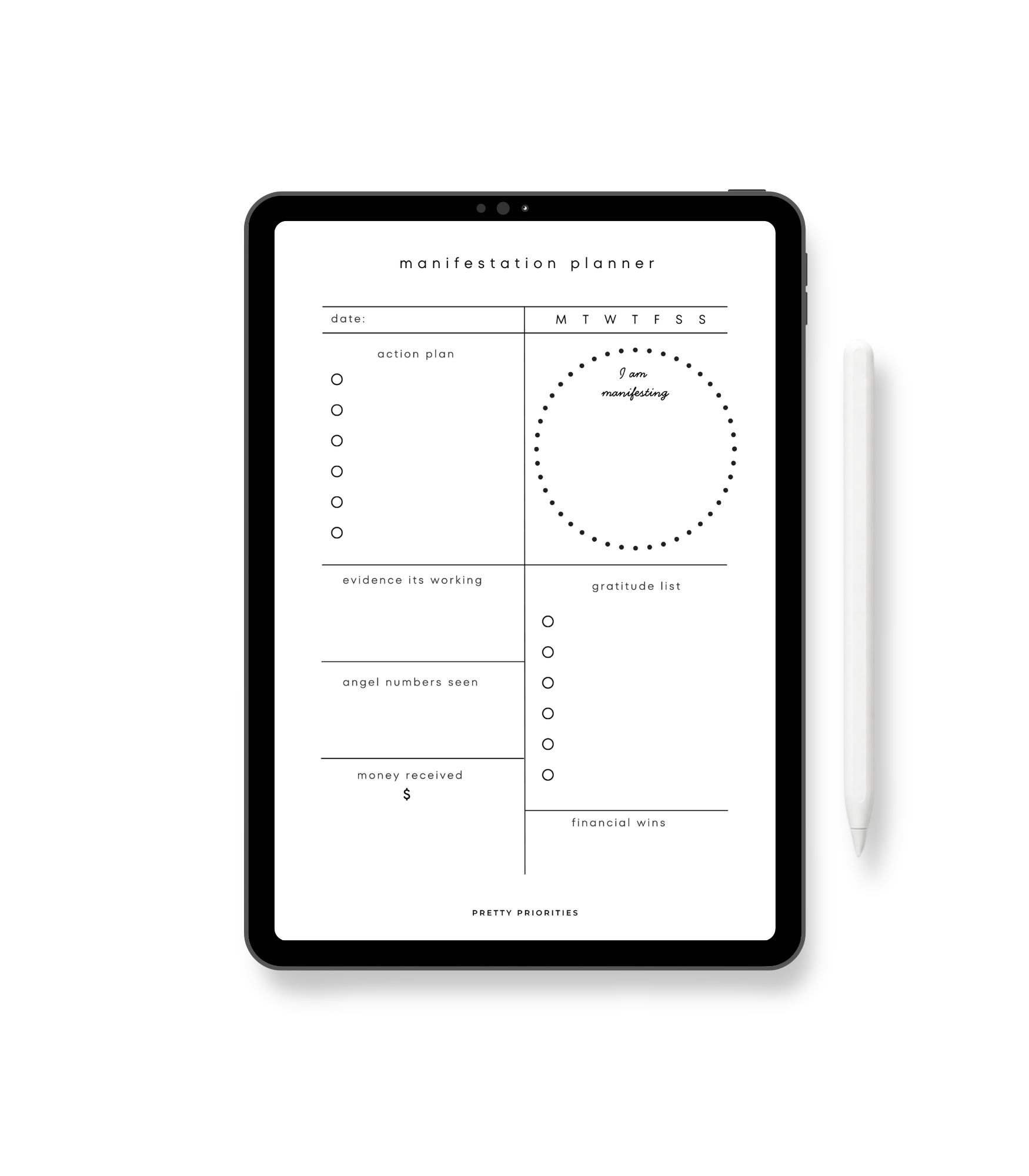 Manifestation Planner PDF