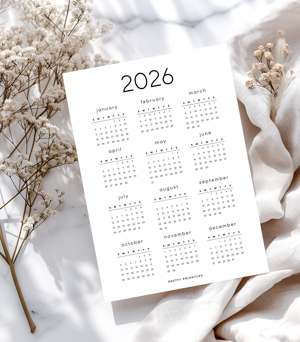 2026 Calendar