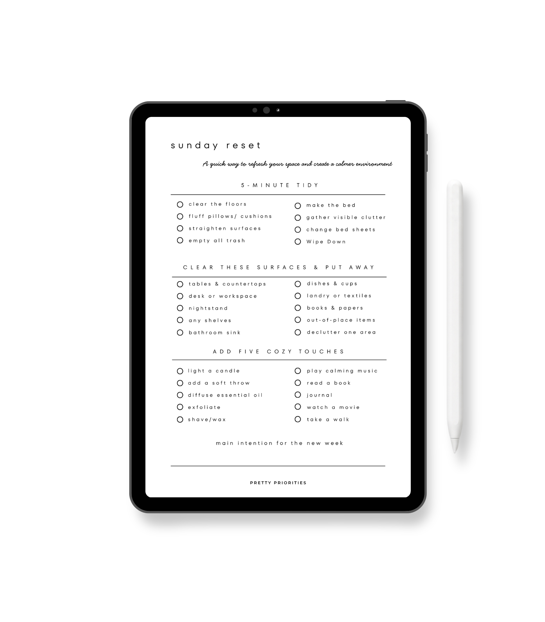 Sunday Reset PDF