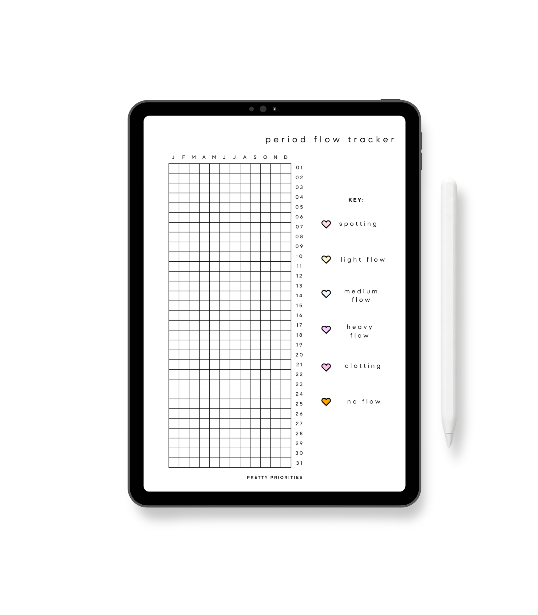 Period Flow Tracker PDF