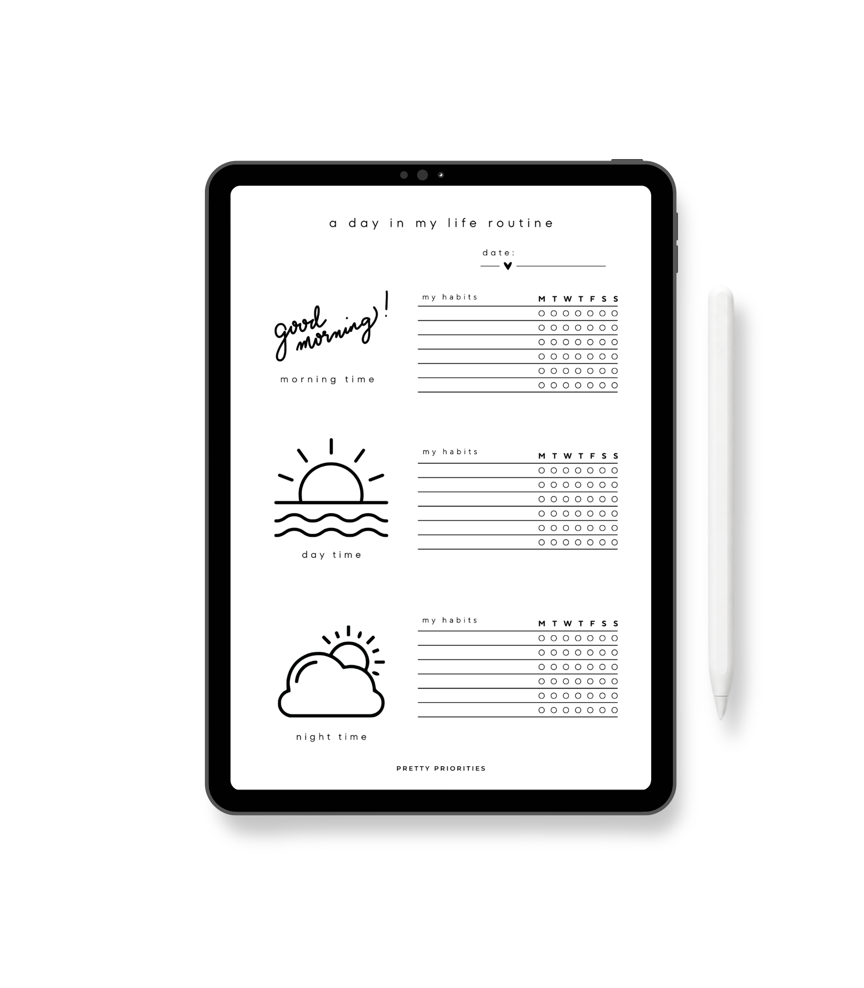 A day in my life Routine PDF