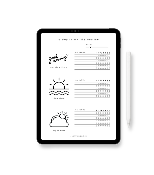 A day in my life Routine PDF